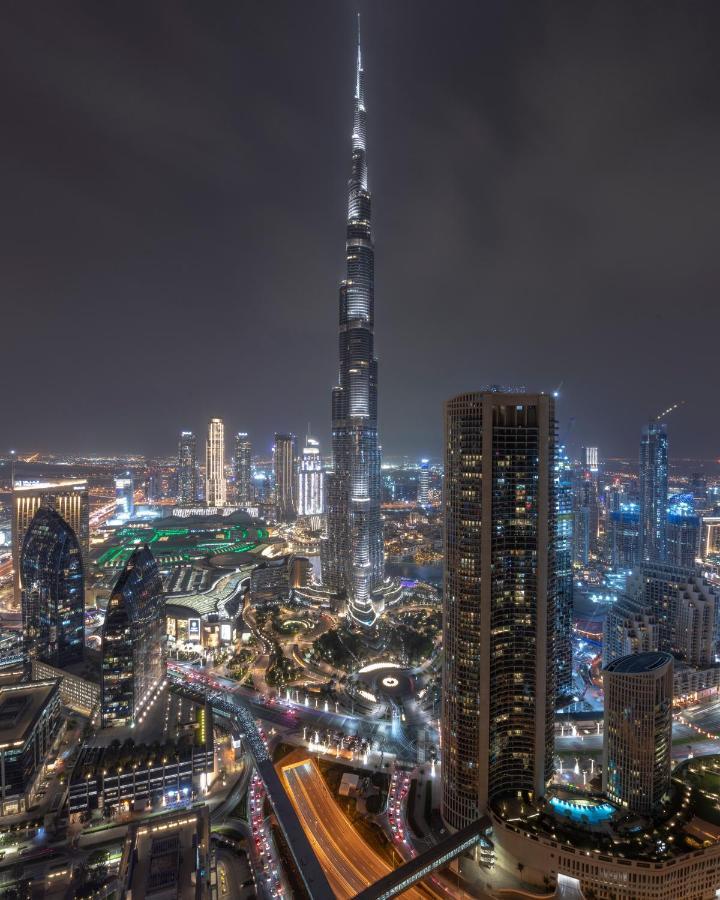 First Class 3Br With Full Burj Khalifa And Fountain View Dubai Exterior foto