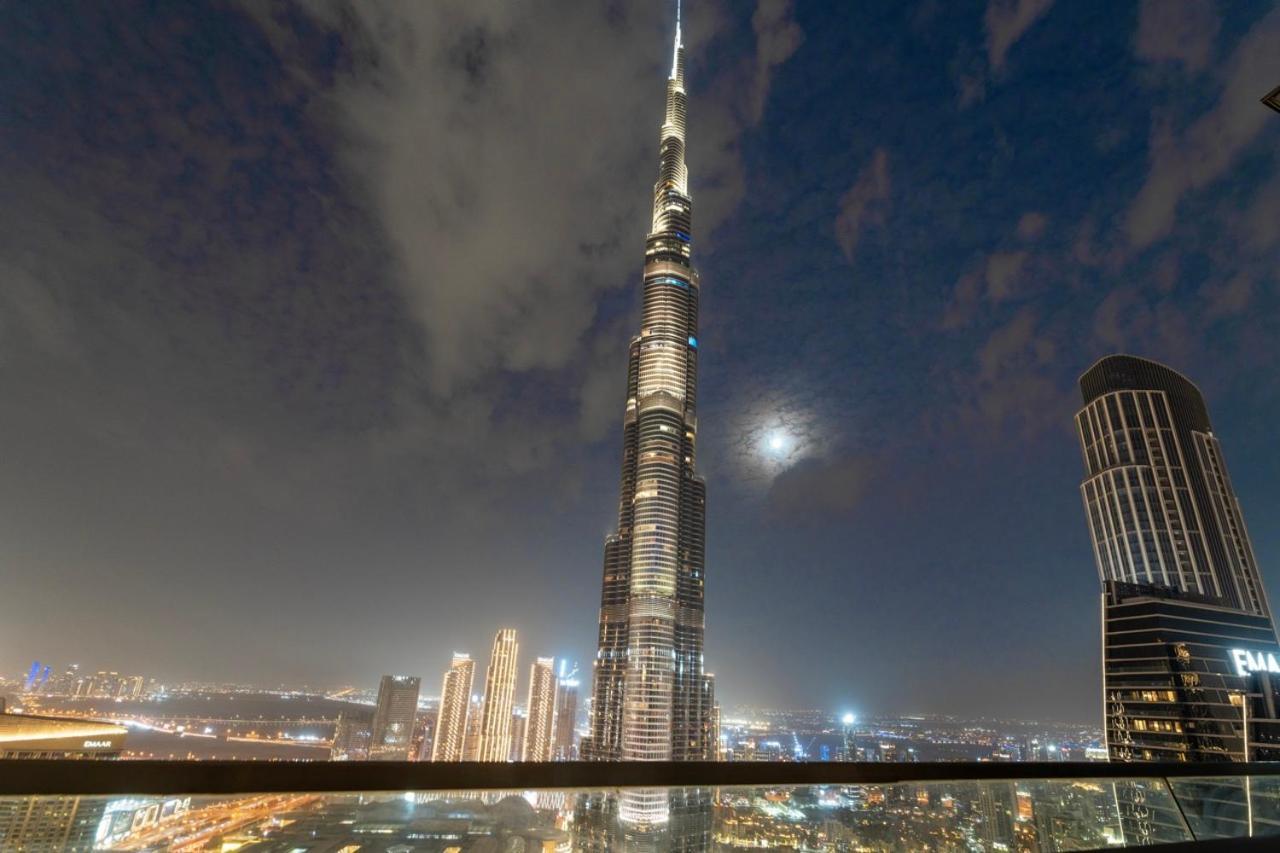 First Class 3Br With Full Burj Khalifa And Fountain View Dubai Exterior foto