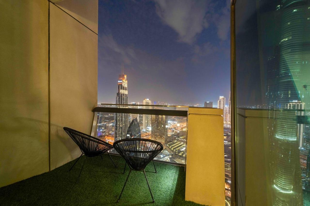 First Class 3Br With Full Burj Khalifa And Fountain View Dubai Exterior foto